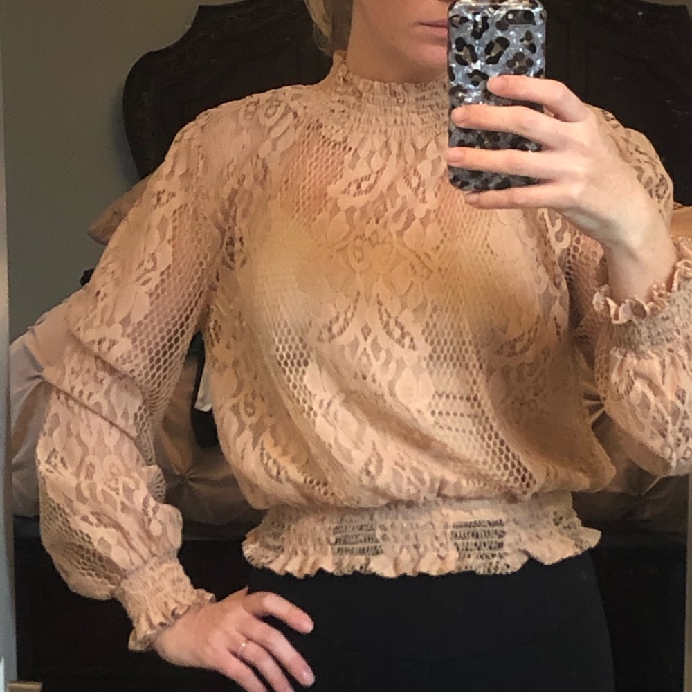 Lacey crop top